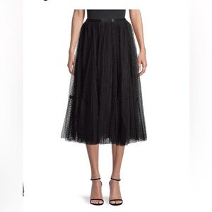 Ungaro Kendall Dotted Mesh Skirt NWT